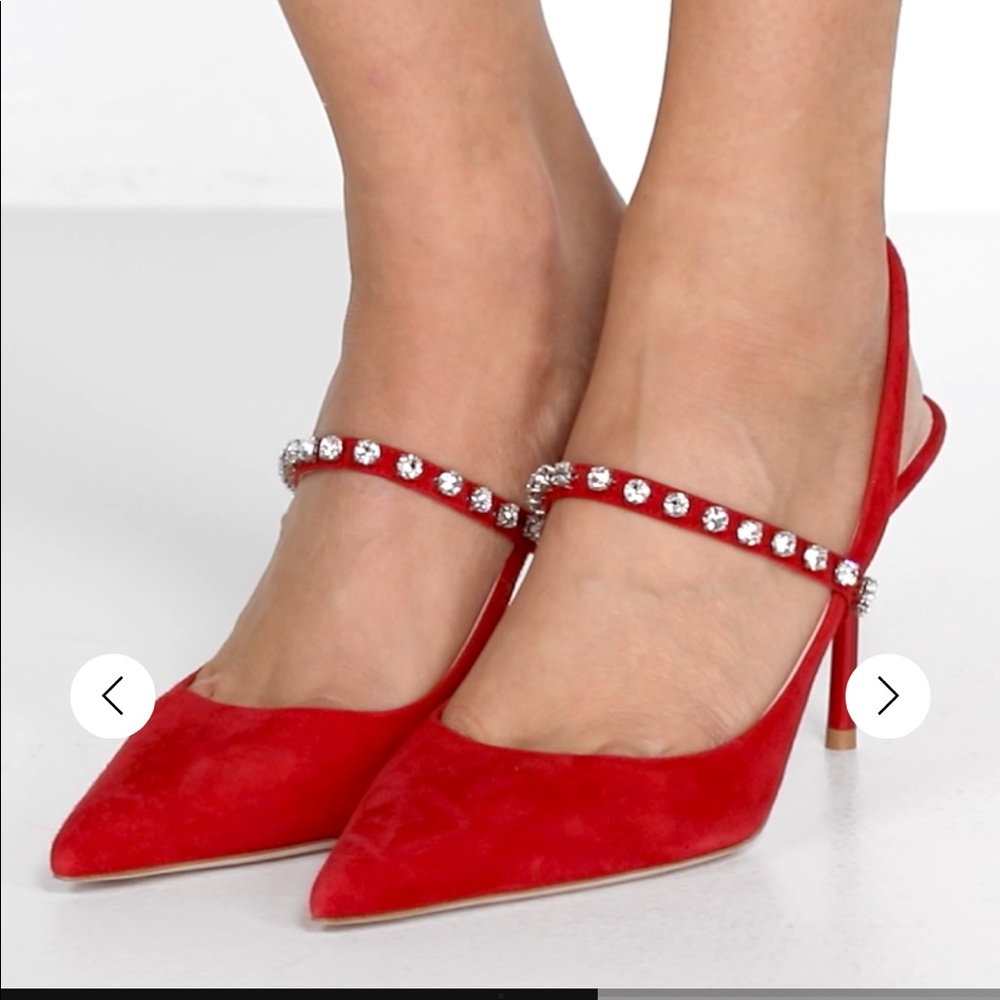 Mui Mui Suede Sandals